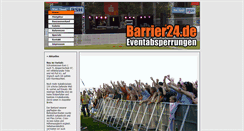 Desktop Screenshot of barrier24.de