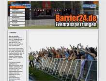 Tablet Screenshot of barrier24.de